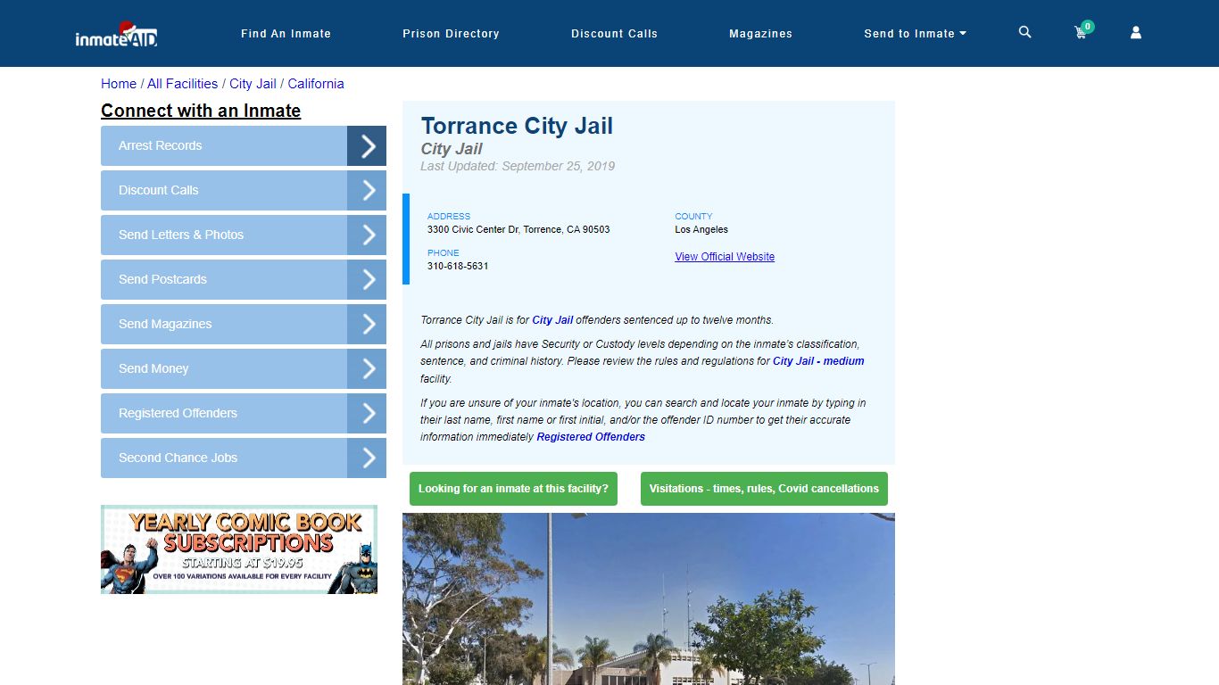 Torrance City Jail | Inmate Locator